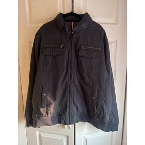 Navy Blue XXL Men's Tommy Hilfiger Lightweight Performance Bomber Jacket